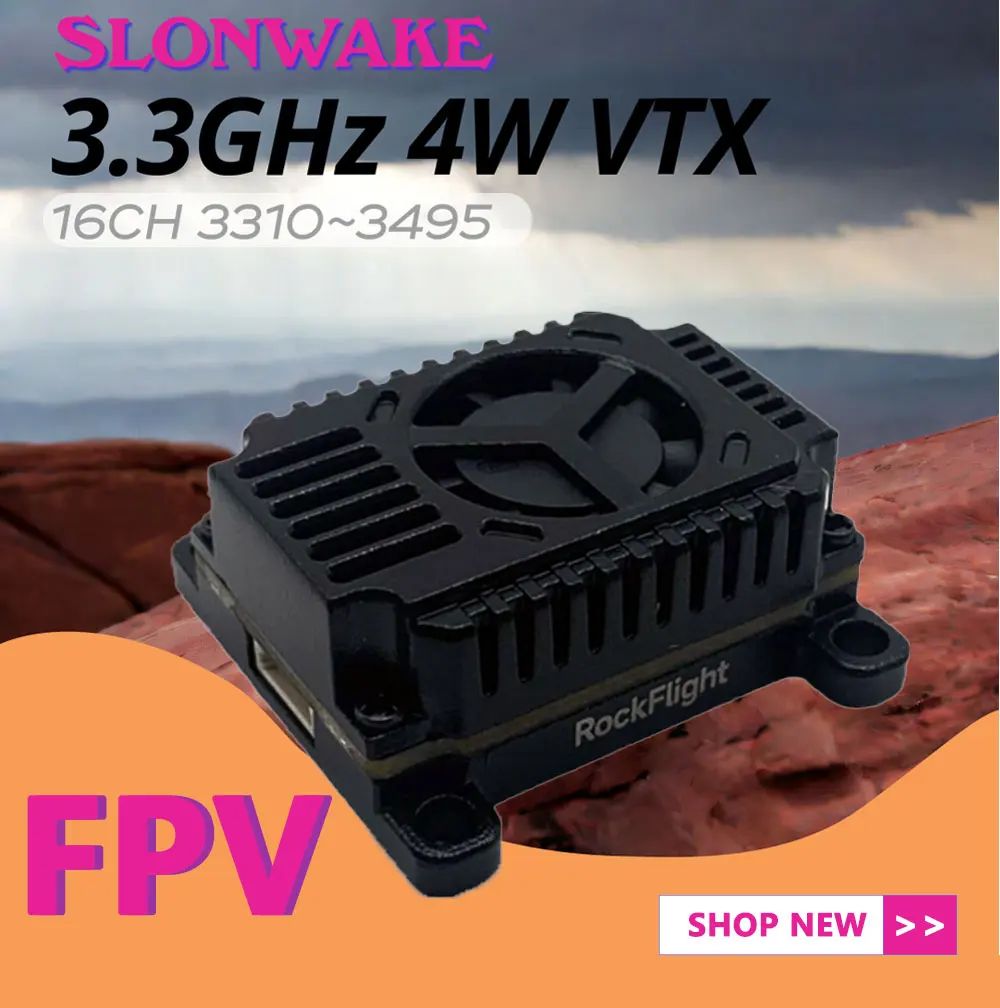 SLONWAKE FPV 3.3G 16CH 4000mW  - Drone Transmitter recension och pris