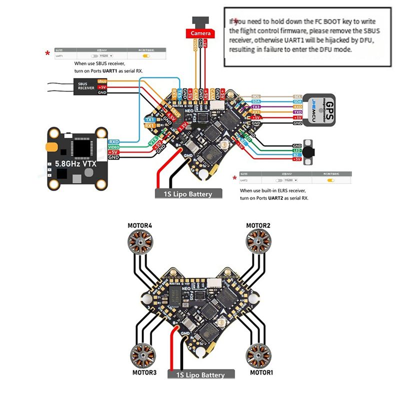 FBIL-F435 NEO 1S AIO Flight Co - Drone Esc recension och pris