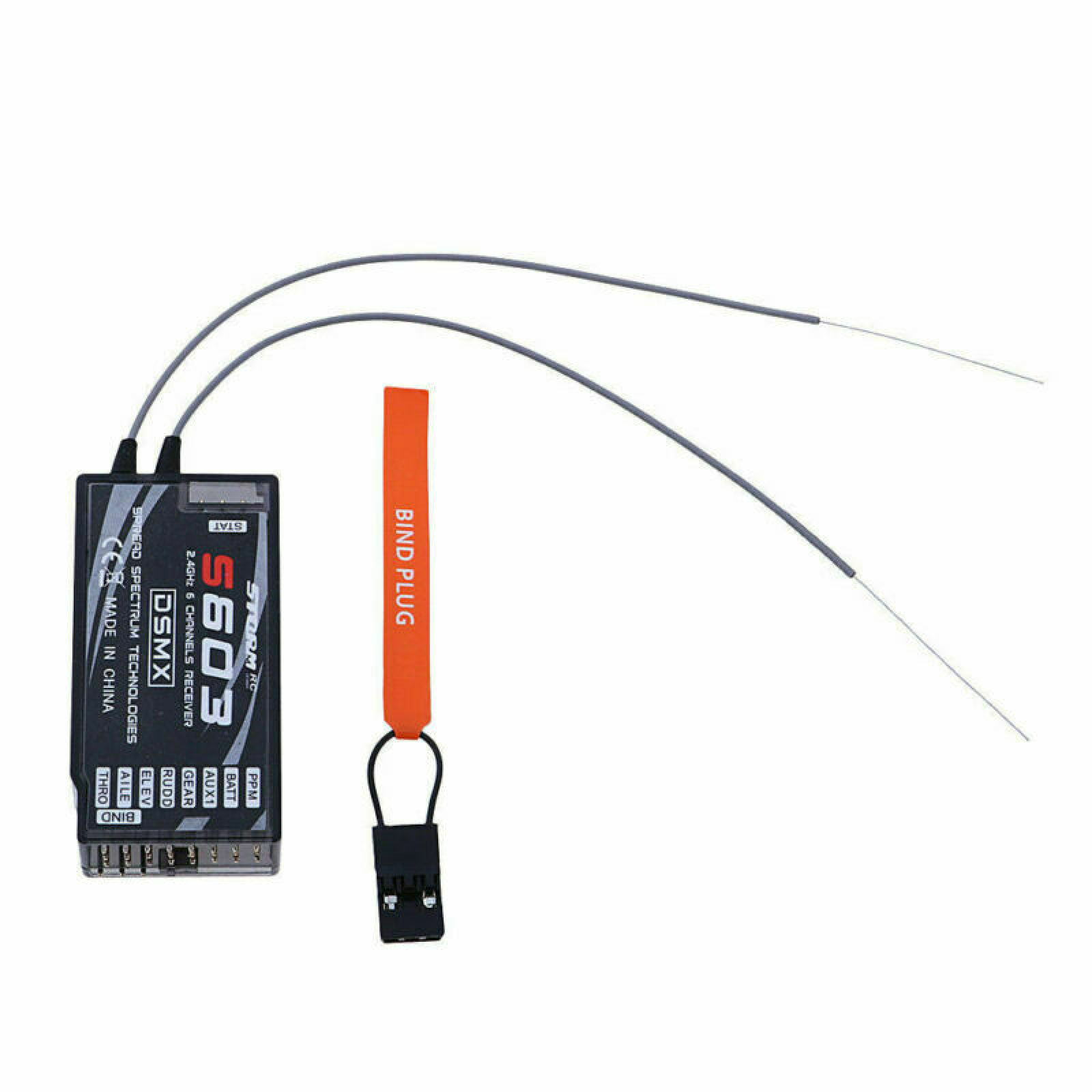 6CH 2.4GHz PPM S603 Receiver w - Drone Antenna recension och pris