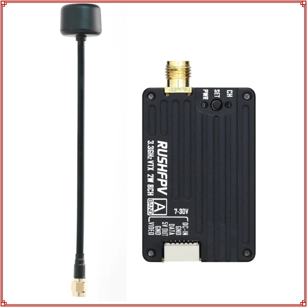 2026 New RUSHFPV 3.3G 2W VTX T - Drone Transmitter recension och pris