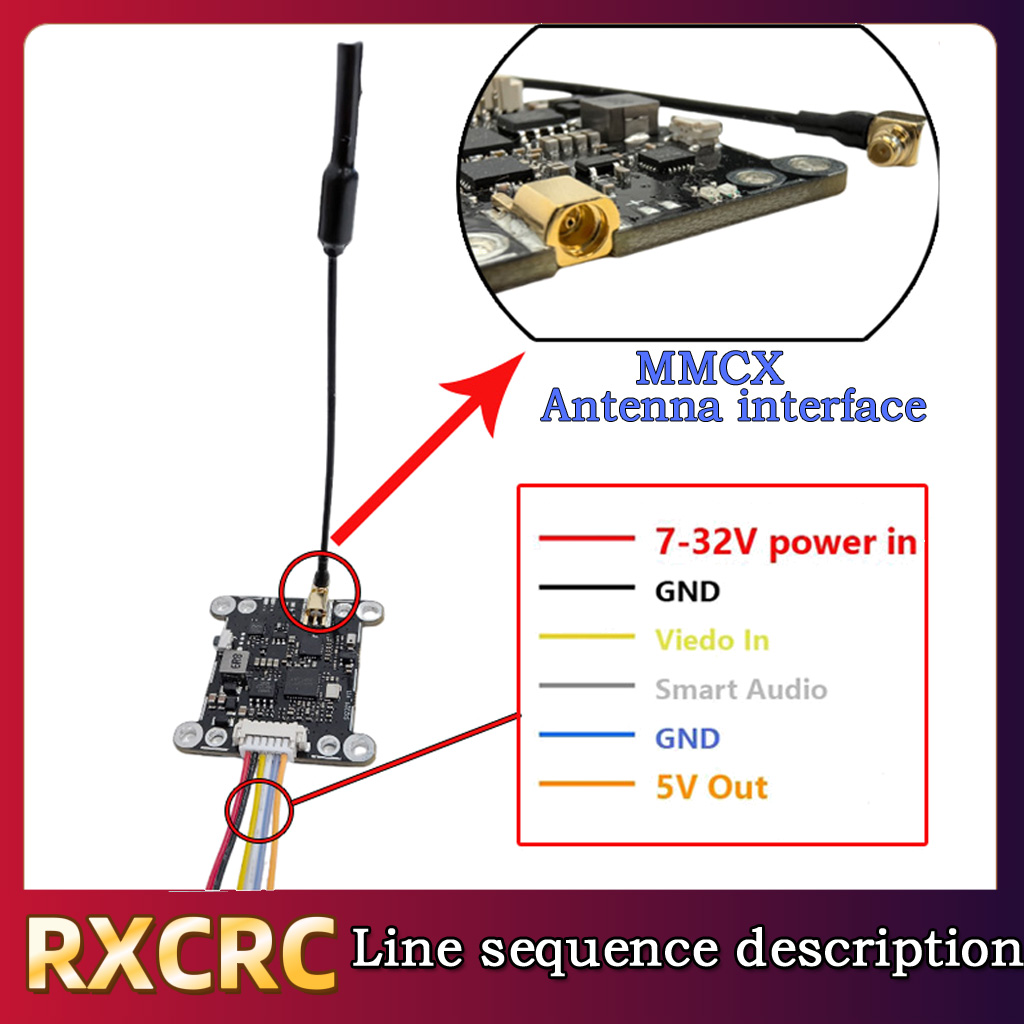 RXCRC 5.8G Module 48CH 1.6W VT - Drone Transmitter recension och pris