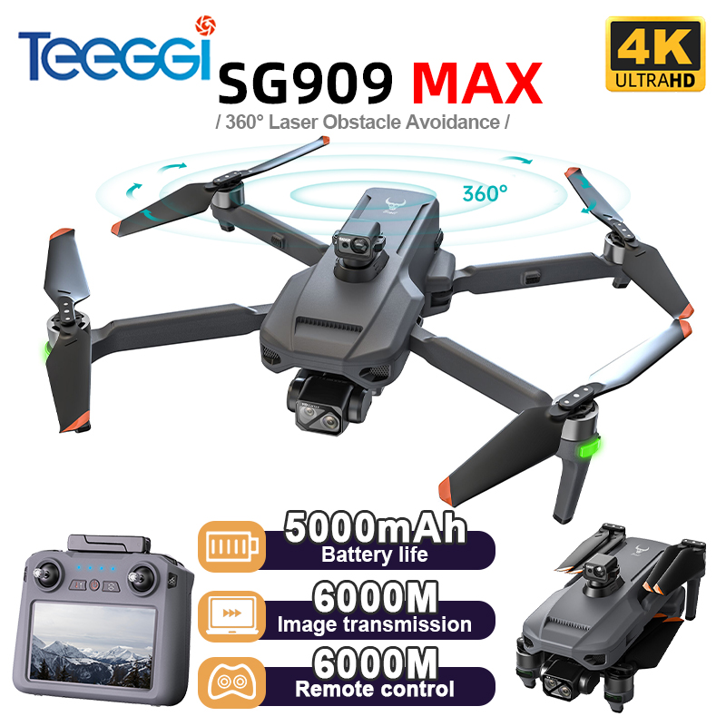 Teeggi SG909 MAX GPS Drone Wit - Drone Gimbal recension och pris