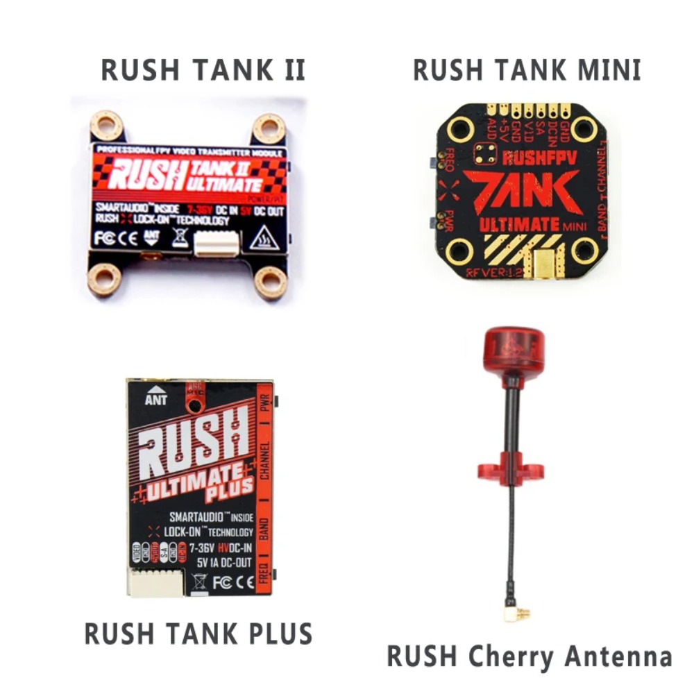 RUSH TANK Ultimate II/Mini/PLU - Drone Transmitter recension och pris
