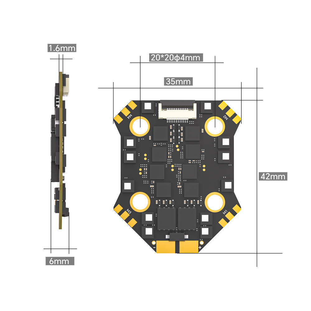 iFlight Borg F7 Mini Stack Fli - Drone Esc recension och pris